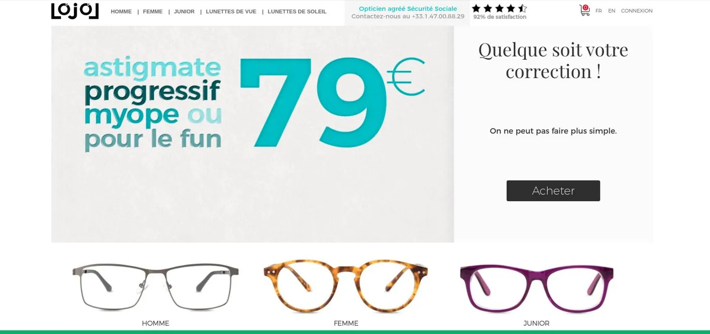 Capture du site Lojol